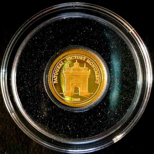 Medaille laos 500 kip - -,
